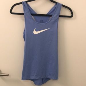 Nike Pro Light Blue Workout Tank